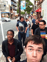 Walking in Tokyo